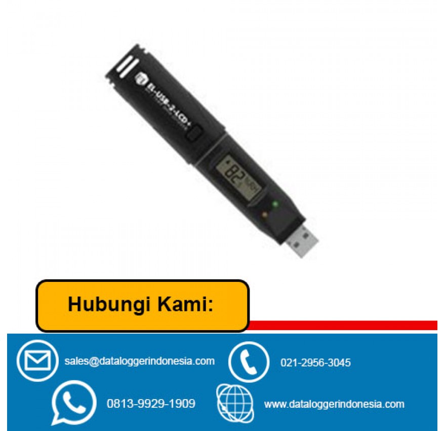 High Accuracy Temperature and Humidity USB Data Logger w/ LCD Display