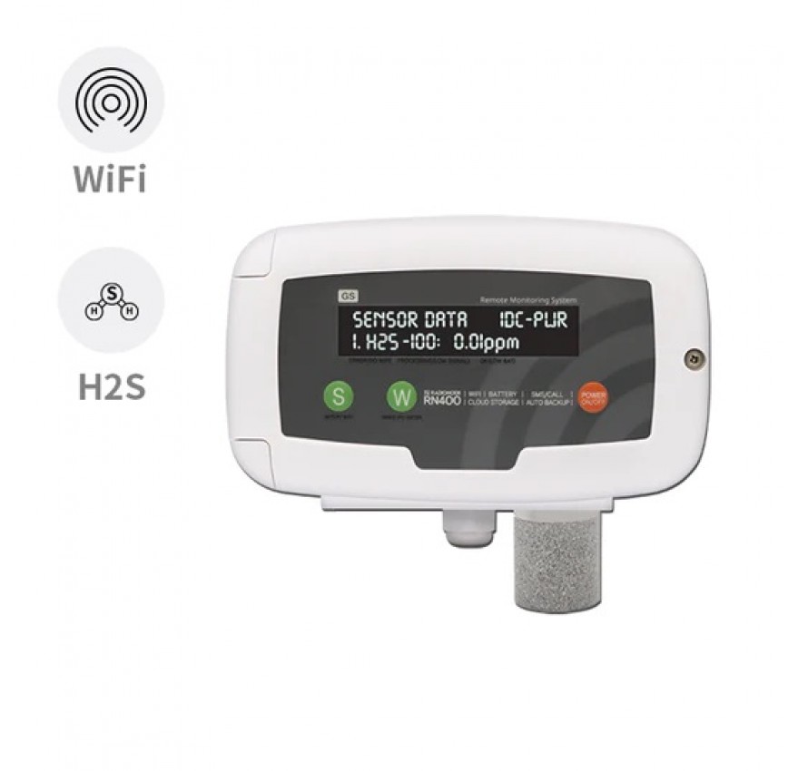 RN400-T2GS (for hydrogen sulfide) Data Logger