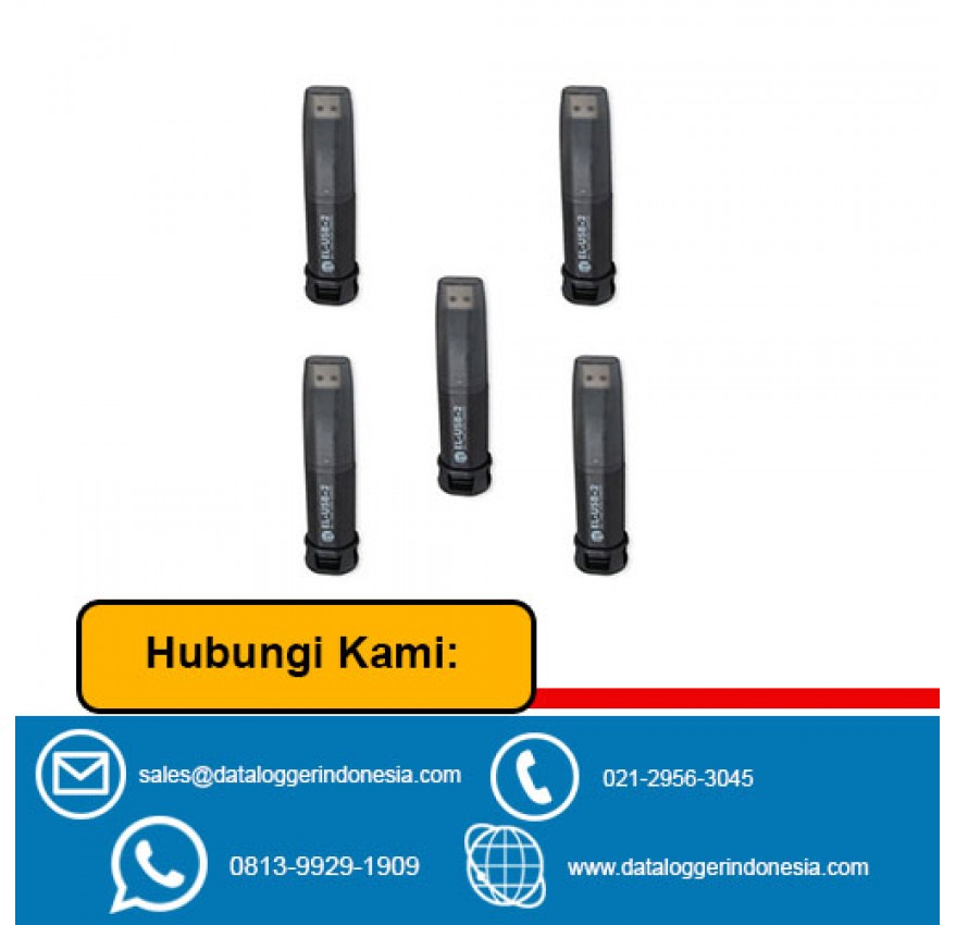 5-Pack of USB Temperature Humidity Data Loggers w/ LCD Display