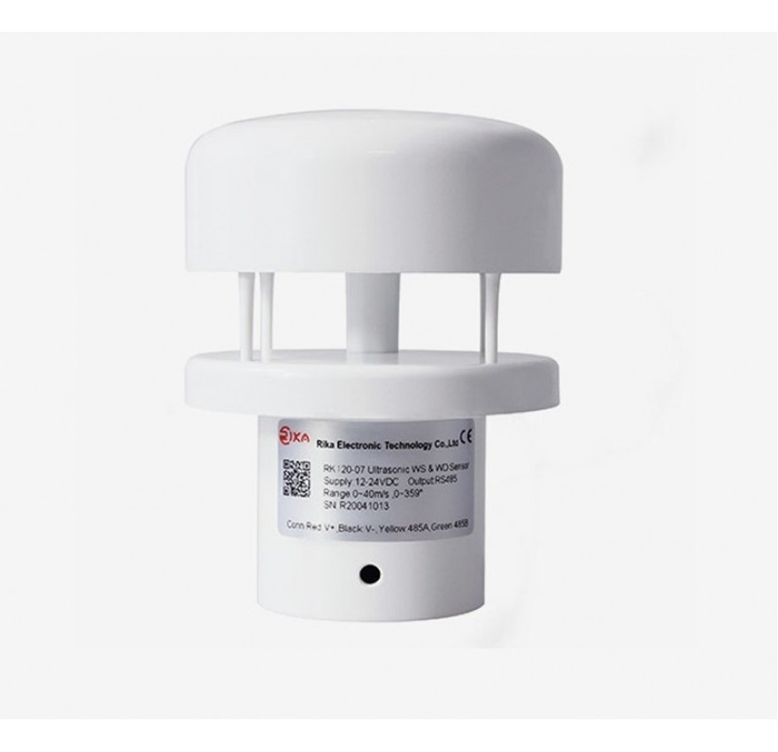 RK120-07 Mini Ultrasonic Anemometer, Ultrasonic Wind Speed Direction Sensor