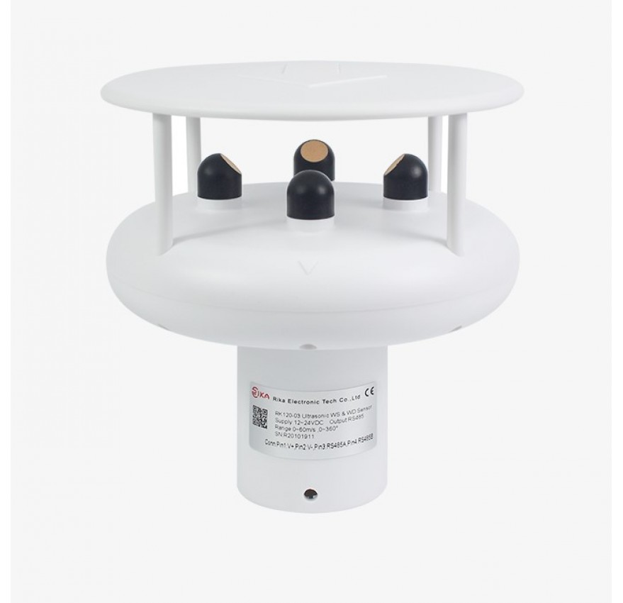 RK120-03 Ultrasonic Wind Speed And Direction Sensor